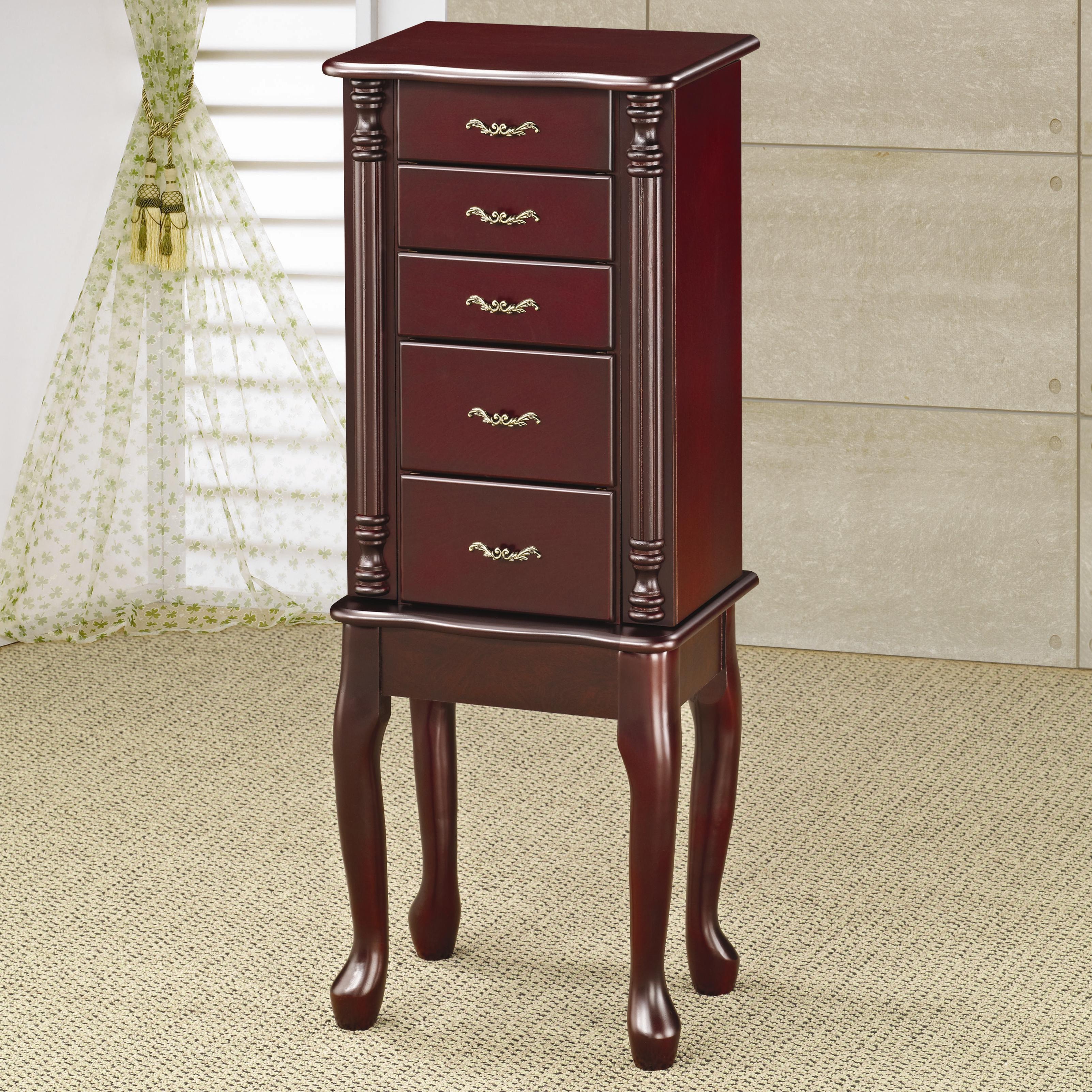 furniture jewelry armoire tammy coaster jewelry armoiresjewelry armoire armoires 900144 traditional queen anne style furniture jewelry armoire tammy coaster jewelry armoiresjewelry armoire armoires 900144 traditional queen anne style